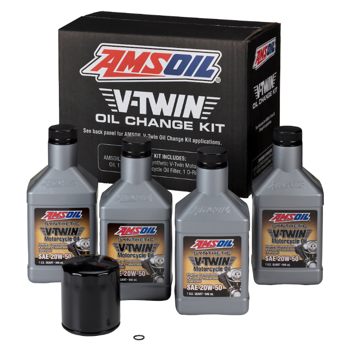 AMSOIL 20W50 Harley Davidson V Twin Motorcycle Oil