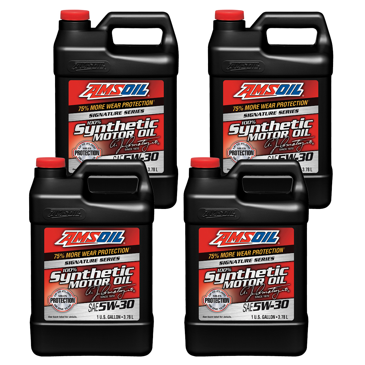 5W-30 synthetic motor oil Gallon jug Case of two