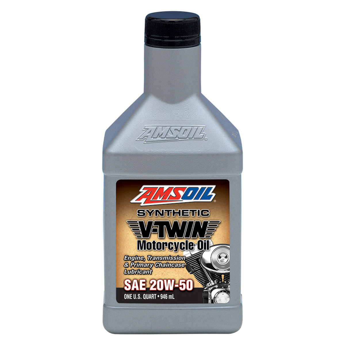AMSOIL 20w-50 Motorcycle Engine Oil one quart